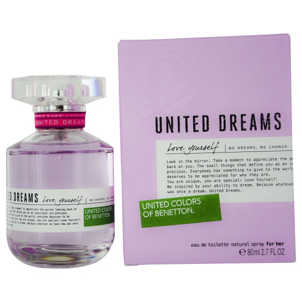 Eau De Toilette United Dreams Love Yourself de Benetton en 80 ML pour femme