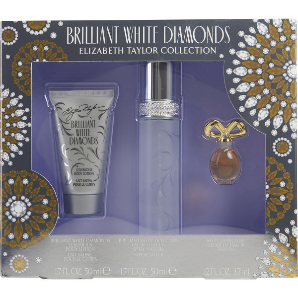 Coffret Cadeau White Diamonds Brilliant de Elizabeth Taylor en 50 ml