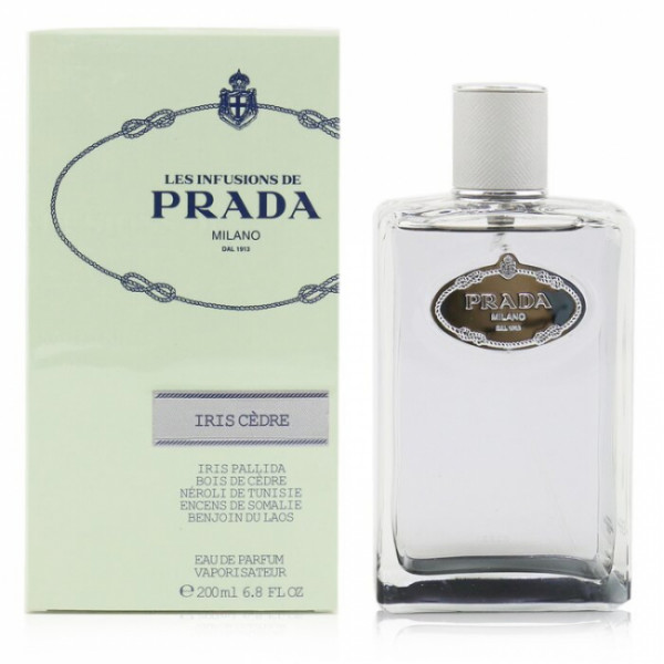 Eau de parfum spray infusion d iris c dre de prada en 200 ml pour femme