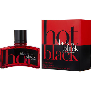 Eau De Toilette Spray Black Is Black Hot Pour Homme de Nuparfums en 100 ML  pour Homme