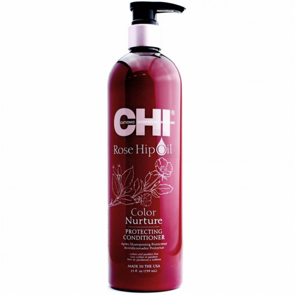 Rose Hip Oil Color Nurture après-shampooing protecteur CHI