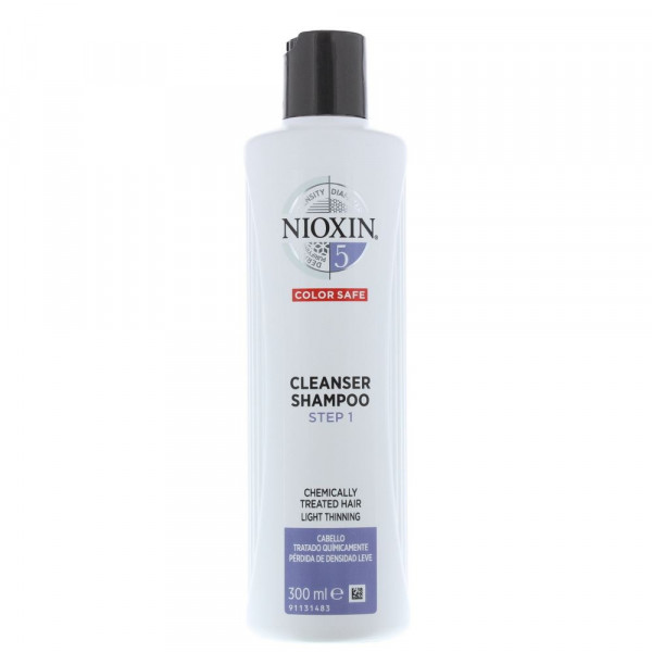 System 5 Cleanser Shampooing purifiant cheveux fins traités Nioxin