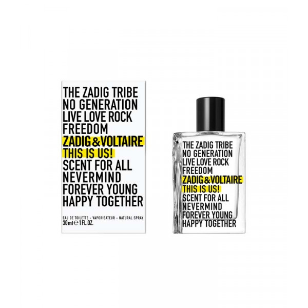 Eau De Toilette Spray This Is Us! de Zadig & Voltaire en 30 ML pour