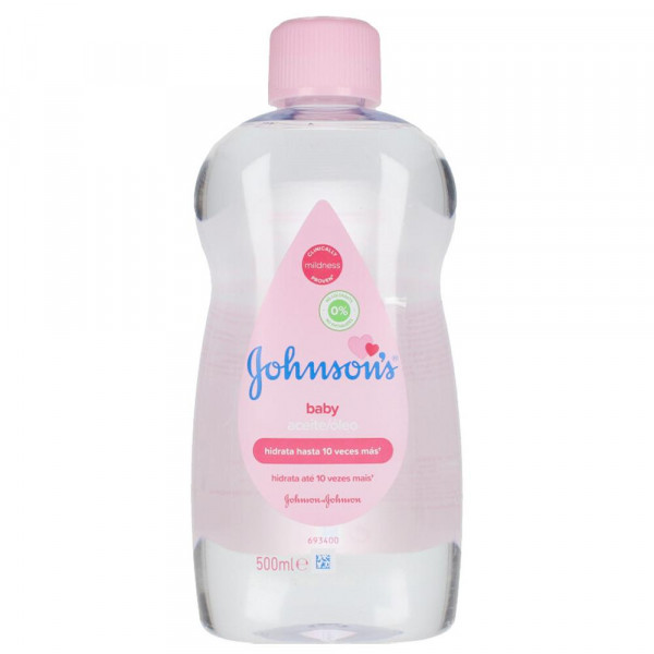 Baby aceite Hidrata hasta 10 veces mas Johnson's