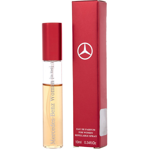 Woman In Red Mercedes-Benz