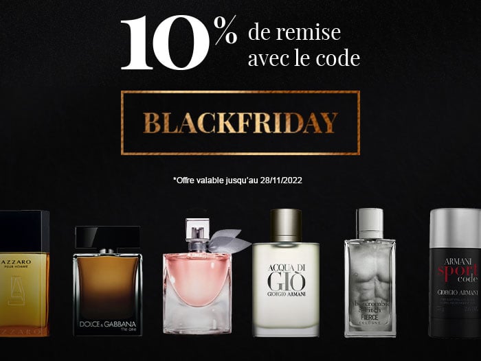 Remises sur vos parfums préférés