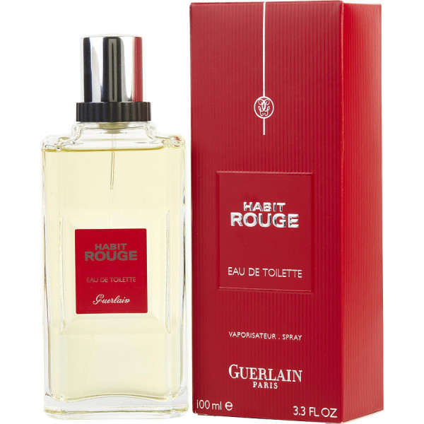 Habit rouge - guerlain eau de toilette spray 100 ml