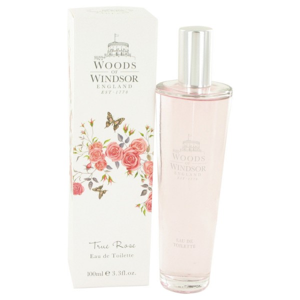 True rose - woods of windsor eau de toilette spray 100 ml