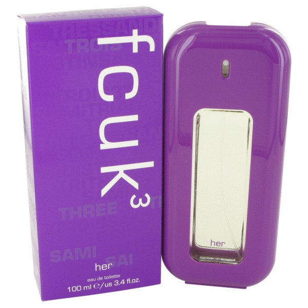 Fcuk 3 - french connection eau de toilette spray 100 ml