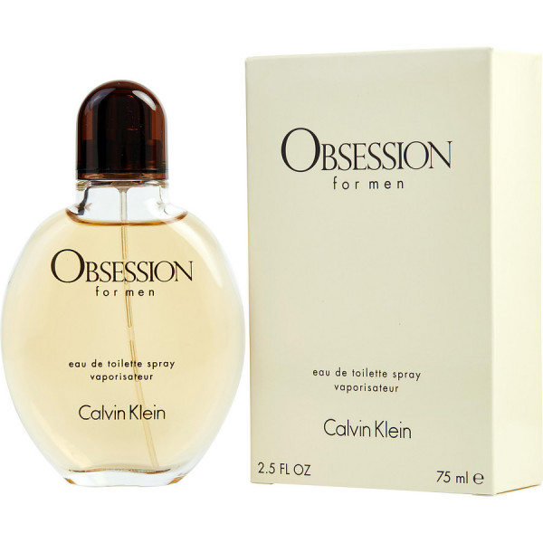 Obsession pour homme - calvin klein eau de toilette spray 75 ml