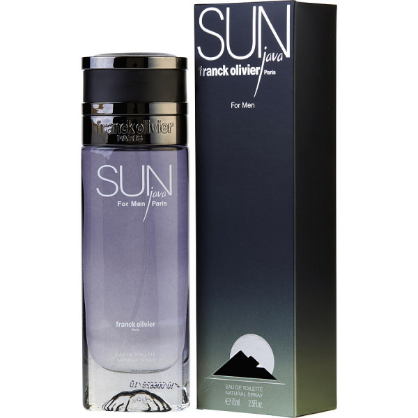 Sun java pour homme - franck olivier eau de toilette spray 75 ml