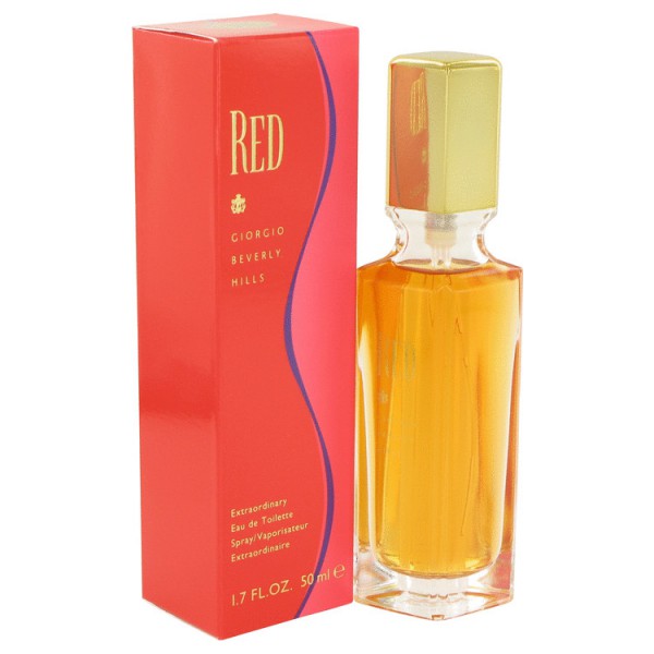 Red pour femme - giorgio beverly hills eau de toilette spray 50 ml