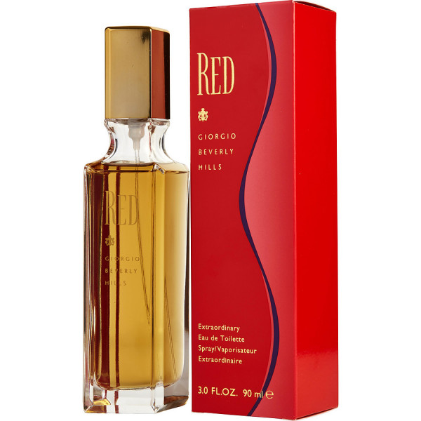 Red pour femme - giorgio beverly hills eau de toilette spray 90 ml