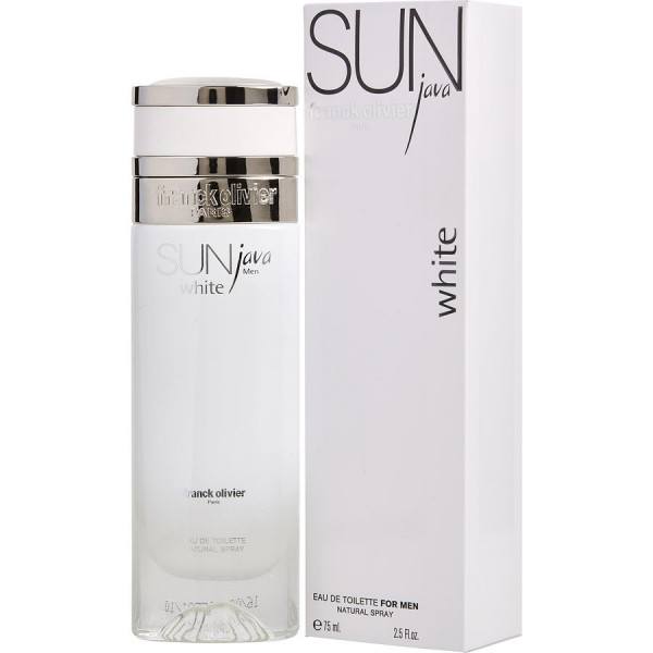 Sun java white - franck olivier eau de toilette spray 75 ml