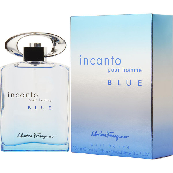 Incanto pour homme blue - salvatore ferragamo eau de toilette spray 100 ml