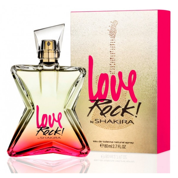 Love rock! - shakira eau de toilette spray 80 ml