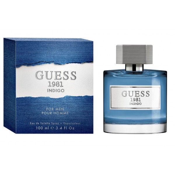 Guess 1981 indigo pour homme - guess eau de toilette spray 100 ml