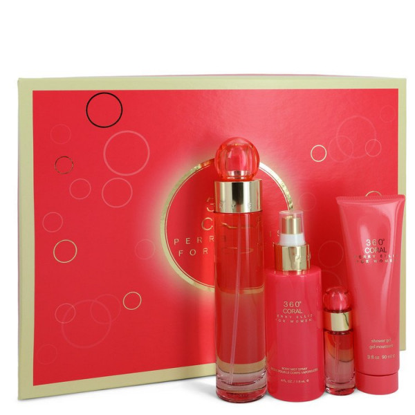Perry Ellis 360 Coral - Perry Ellis Coffret Cadeau 100 ml