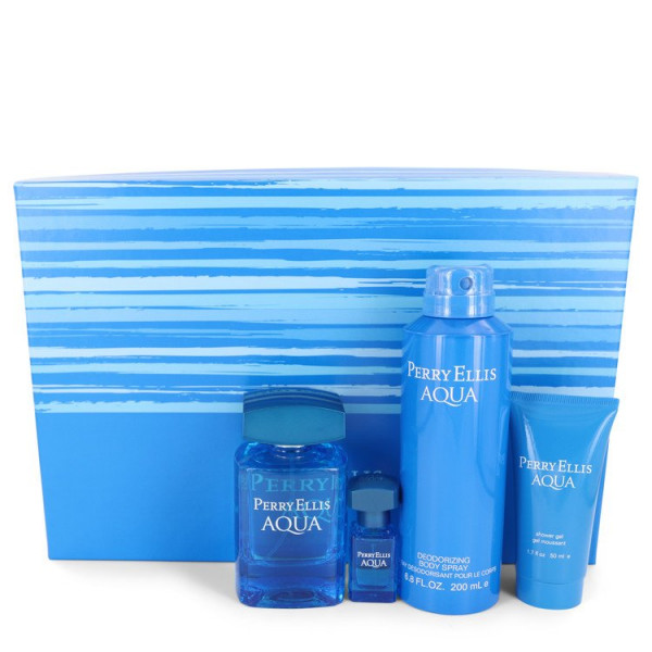 Perry Ellis Aqua - Perry Ellis Coffret Cadeau 100 ml
