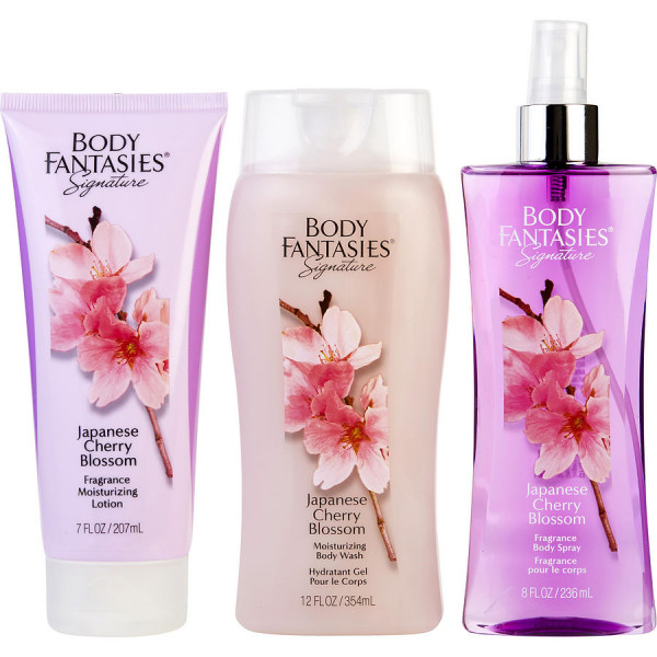 Body Fantasies Signature Japanese Cherry Blossom - Parfums De Coeur Coffret Cadeau 236 ml