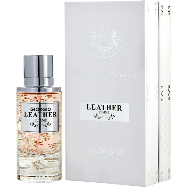 Leather femme - giorgio group eau de parfum spray 90 ml