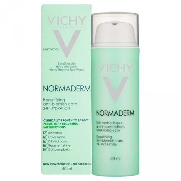 Normaderm Soin embellisseur anti-imperfections Hydratation 24H - Vichy Soin anti-imperfection 50 ml