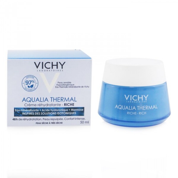 Aqualia Thermal Crème Réhydratante Riche - Vichy Hydratant et nourrissant 50 ml