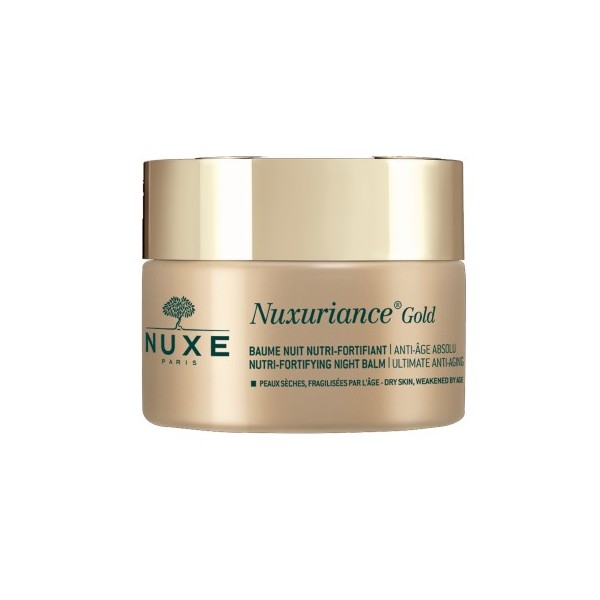 Nuxuriance Gold Baume Nuit Nutri-Fortifiant - Nuxe Soin hydratant et nourrissant 50 ml