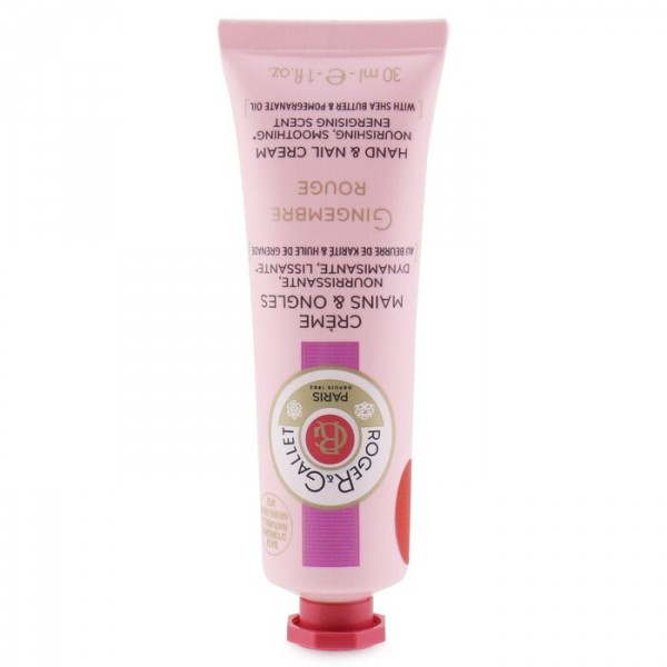 Gingembre Rouge Crème mains & ongles - Roger & Gallet Hydratant et nourrissant 30 ml