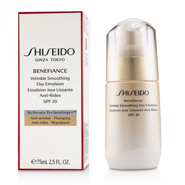 Benefiance Emulsion Jour Lissante Anti-Rides - Shiseido Soin raffermissant et liftant 75 ml