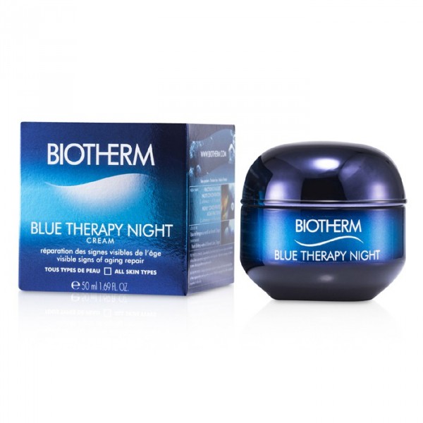 Blue Therapy Night - Biotherm Soin Anti-âge et anti-rides 50 ml