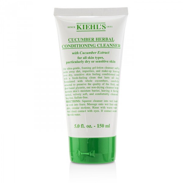 Kiehl' Cucumber Conditioning Cleanser émulsion douce nettoyante pour tous types de peau y compris peau sensible 150 ml - vue 5