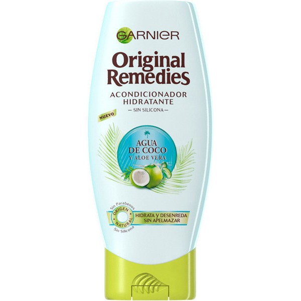 Original Remedies Eau De Coco Et Aloe Vera - Garnier Après-shampoing 250 ml