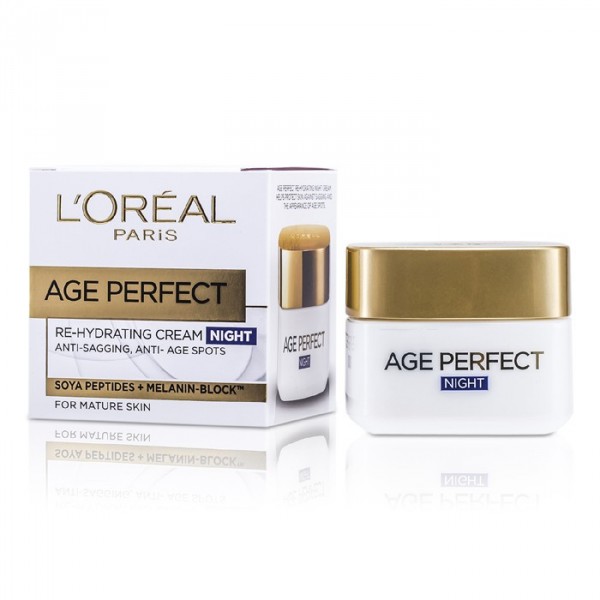 Age perfect re hydrating cream night 'Oréal Soin de - vue 8