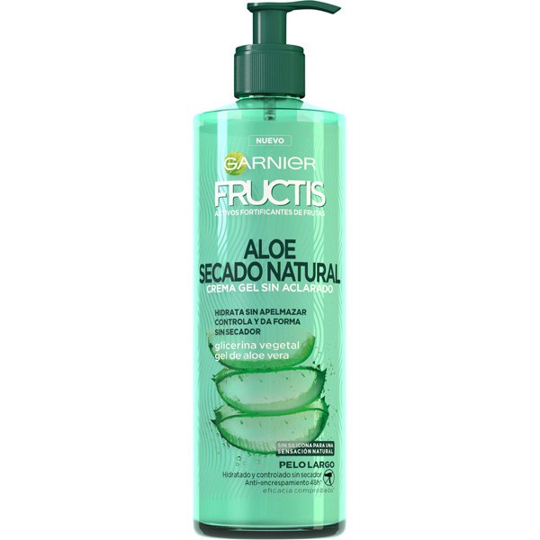 Fructis Crème Gel Aloé Sans Rinçage - Garnier Soins capillaires 400 ml