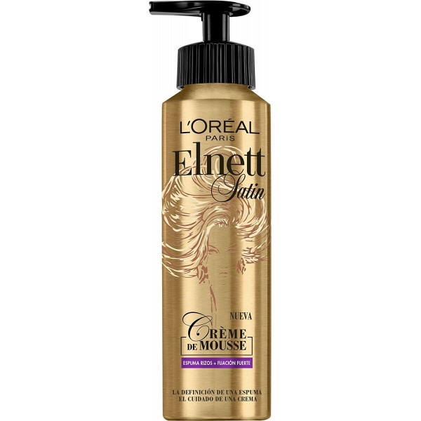 Elnett Satin Crème De Mousse Fixation Forte - L'Oréal Soins capillaires 200 ml