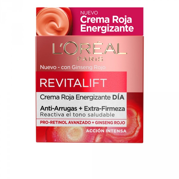 Revitalift Crème De Jour Énergisante Au Ginseng Rouge - L'Oréal Soin énergisant et éclat 50 ml