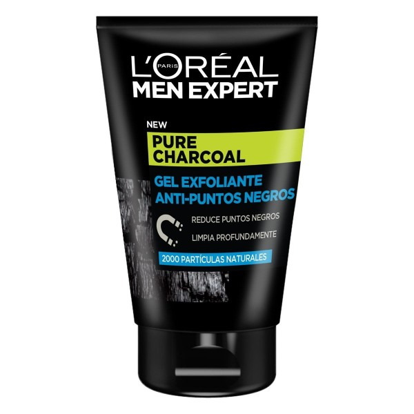 Pure Charcoal Gel Exfoliant Anti-Points Noirs - L'Oréal Gommage et exfoliant visage 100 ml