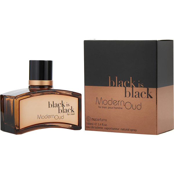 Black is black modern oud pour homme - nuparfums eau de toilette spray 100 ml
