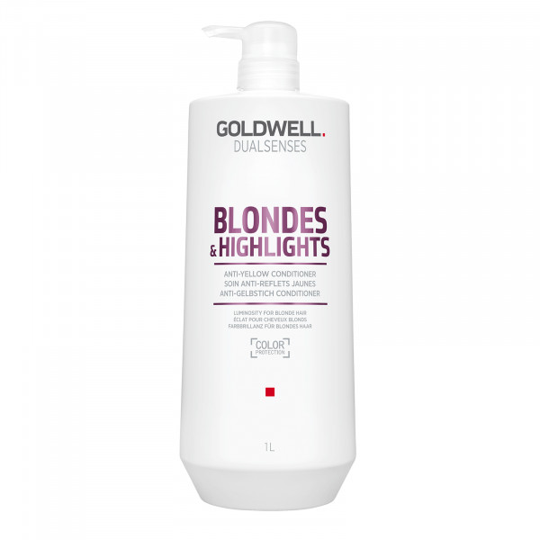 Blondes+%26+Highlights+Soin+Anti-Reflets+Jaunes+-+Goldwell+Apres-shampoing+1000+ml