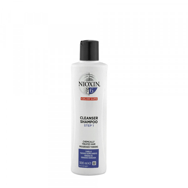 System 6 Cleanser Shampooing purifiant cheveux traités très fins - Nioxin Shampoing 300 ml