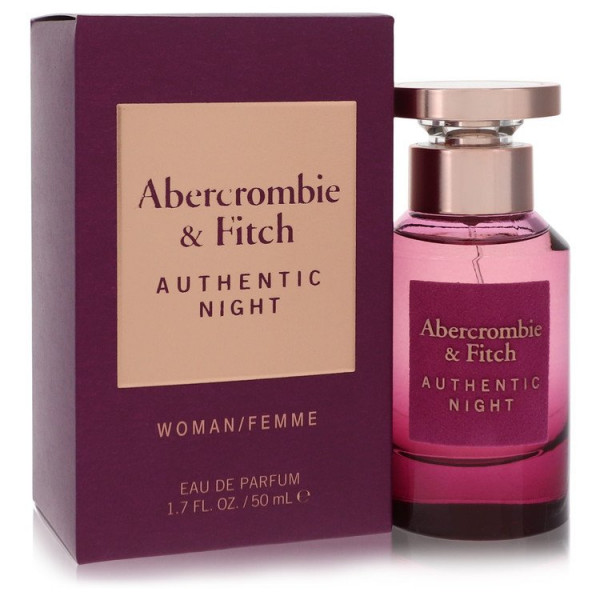 Authentic night femme - abercrombie & fitch eau de parfum spray 50 ml