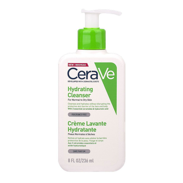 Crème Lavante Hydratante - Cerave Huile, lotion et crème corps 236 ml
