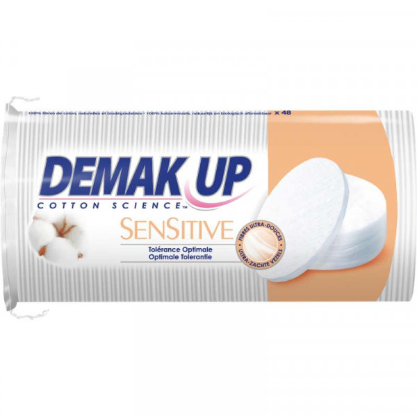 Sensitive - Demak'Up Nettoyant - Démaquillant 72 pcs