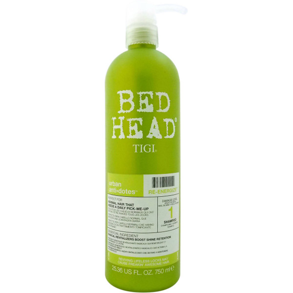 Bed Head Urban Anti+Dotes Re-Energize 1 - Tigi Shampoing 750 ml