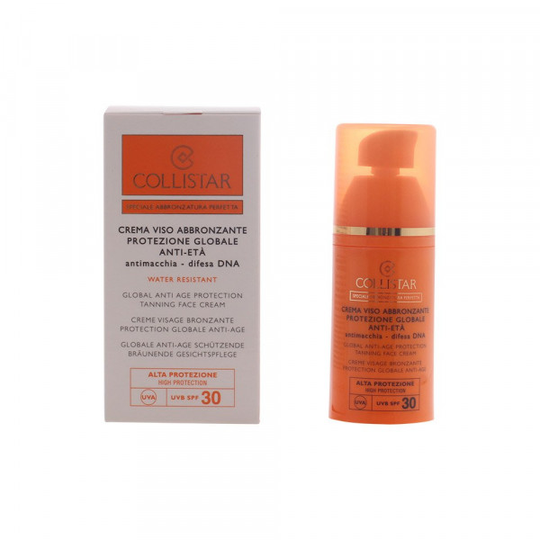 Crème visage bronzante protection globale anti-âge - Collistar Protection solaire 50 ml