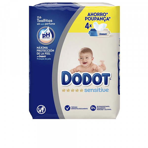 Lingettes Sensitive - Dodot Autre 216 pcs