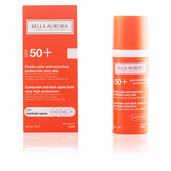 Fluide solaire anti-tâches - Bella Aurora Protection solaire 50 ml