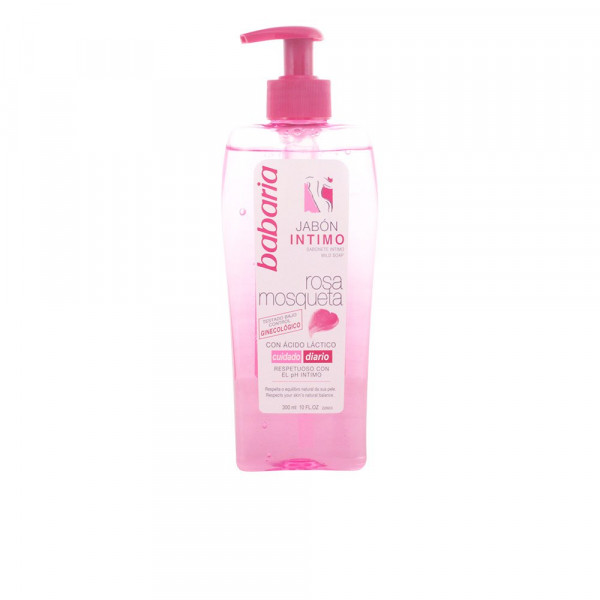 Babaria Rosa Mosqueta gel douche de toilette intime pour femme à 'extrait de rosier des chiens 300 ml - vue 1