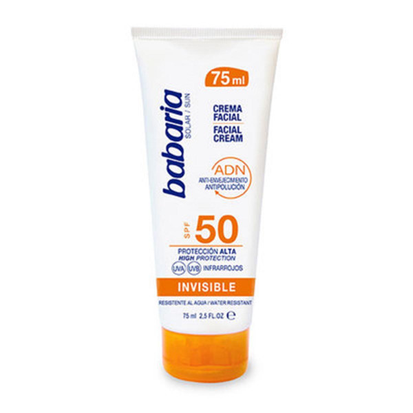 Facial cream Invisible - Babaria Protection solaire 75 ml